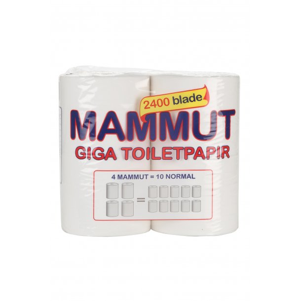 Mammut Giga toiletpapir 4 rl.